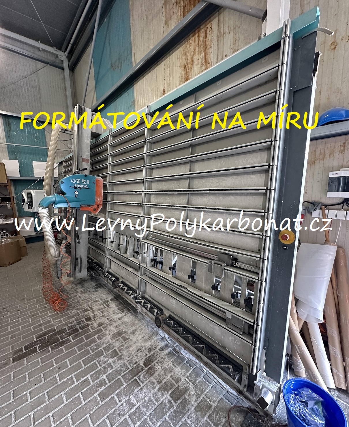 FORMÁTOVÁNÍ MATERIÁLŮ NA MÍRU + ZAČIŠTĚNÍ HRAN 