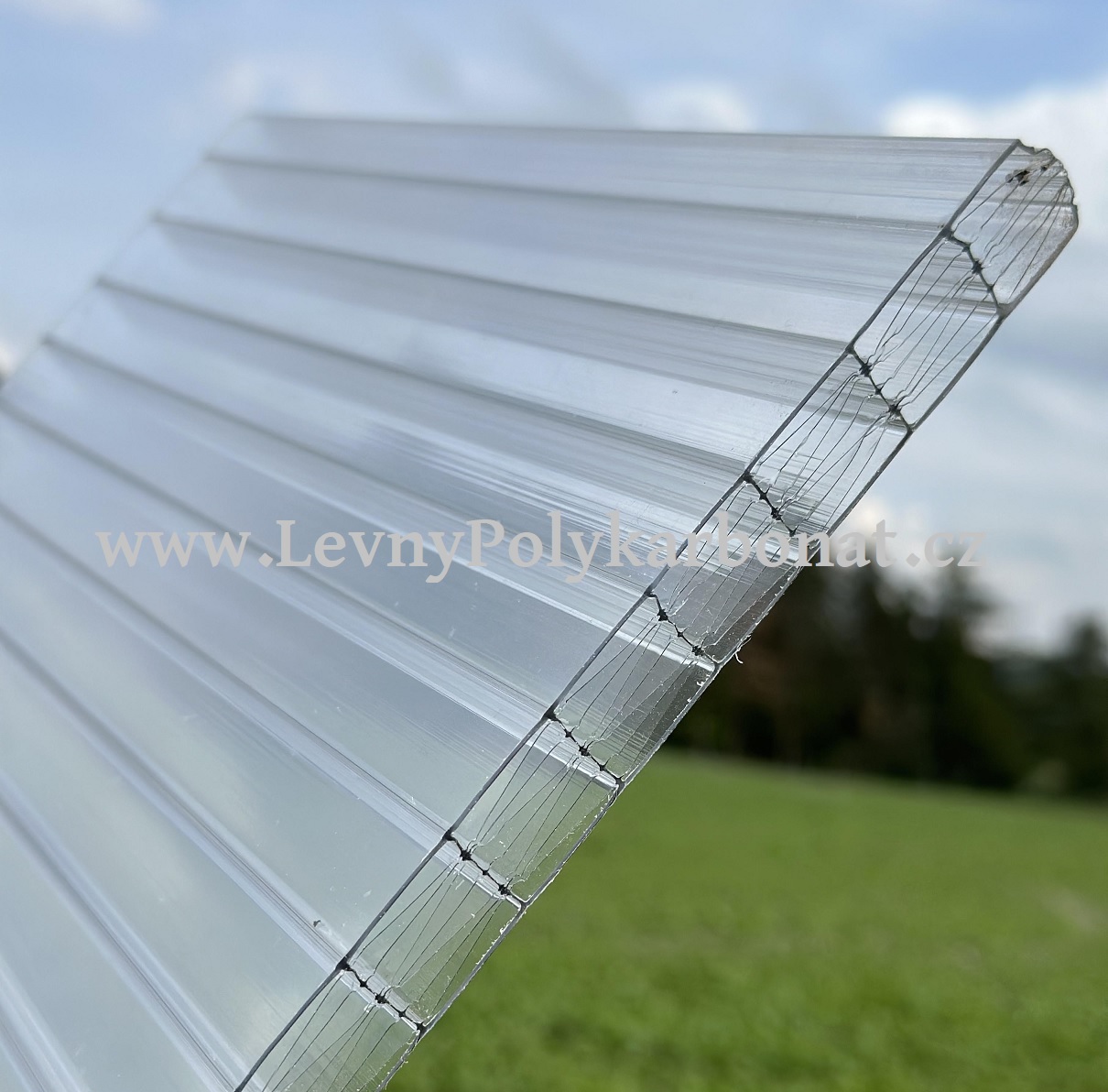 Komůrkové desky tl. 25,0/9X LEXAN THERMOCLEAR LT2UV - ČIRÁ 2,095 m x 6 m